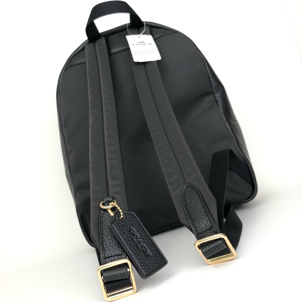 NEW Coach Color Block Charlie Medium Backpack - Picture 4 of 8